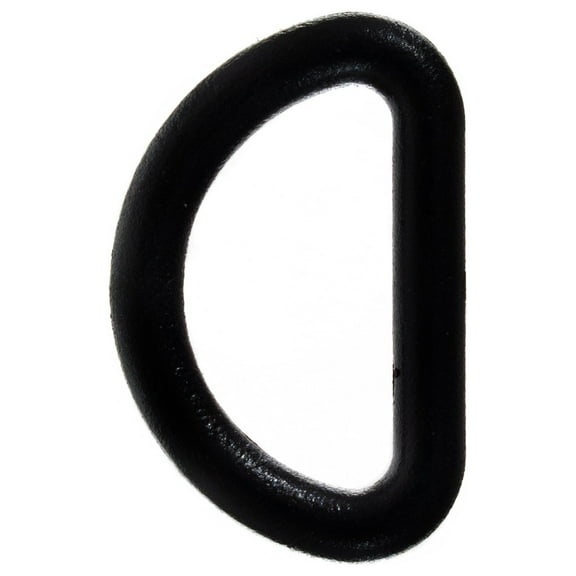 Paracord Planet Black Plastic D-Rings Multiple Sizes & Packs Lightweight All Purpose