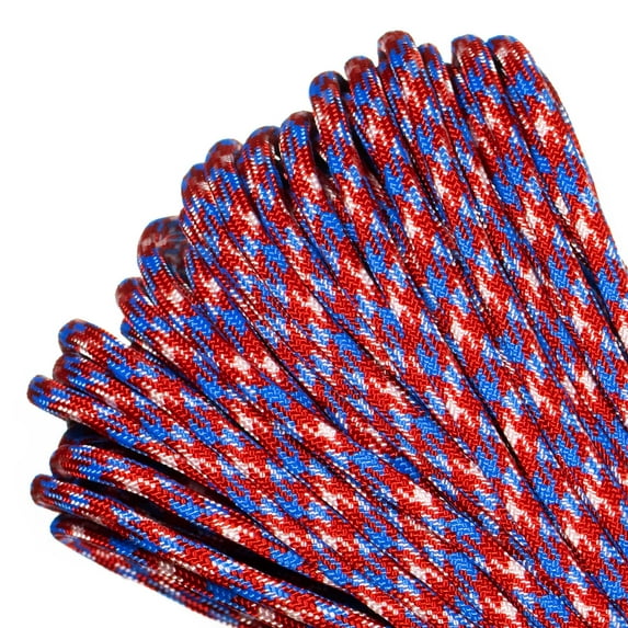 Paracord Planet Brand 550 lb Type III Commercial Grade Parachute Cord - Rebel Camo 100 Feet - USA Made