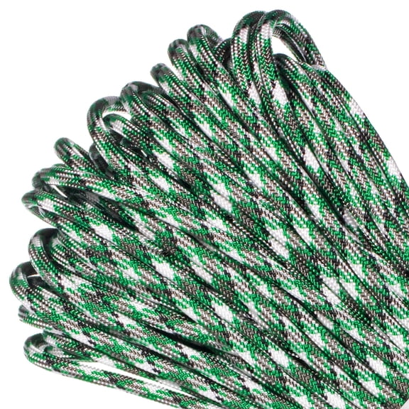 Paracord Planet Brand USA Made 550 lb Commercial Grade Type III Para Cord - Kelly Green Camo 1000 Feet
