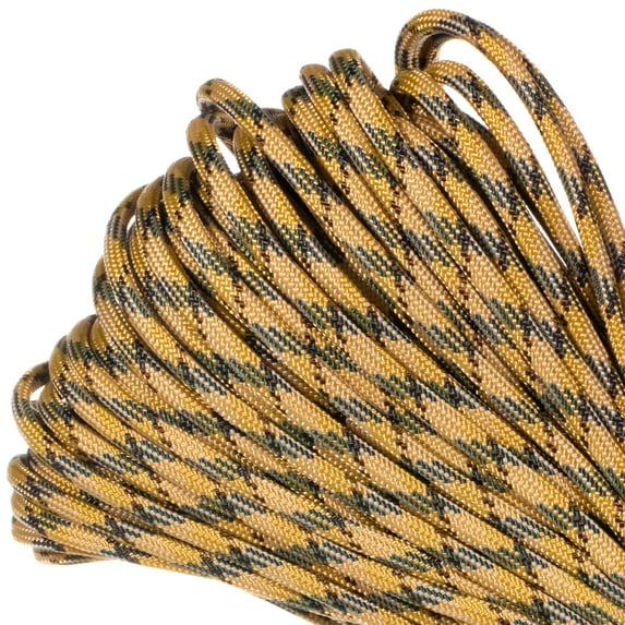 Paracord Planet Brand USA Made 550 lb Commercial Grade Type III Para Cord - Lowland Forest 50 Feet