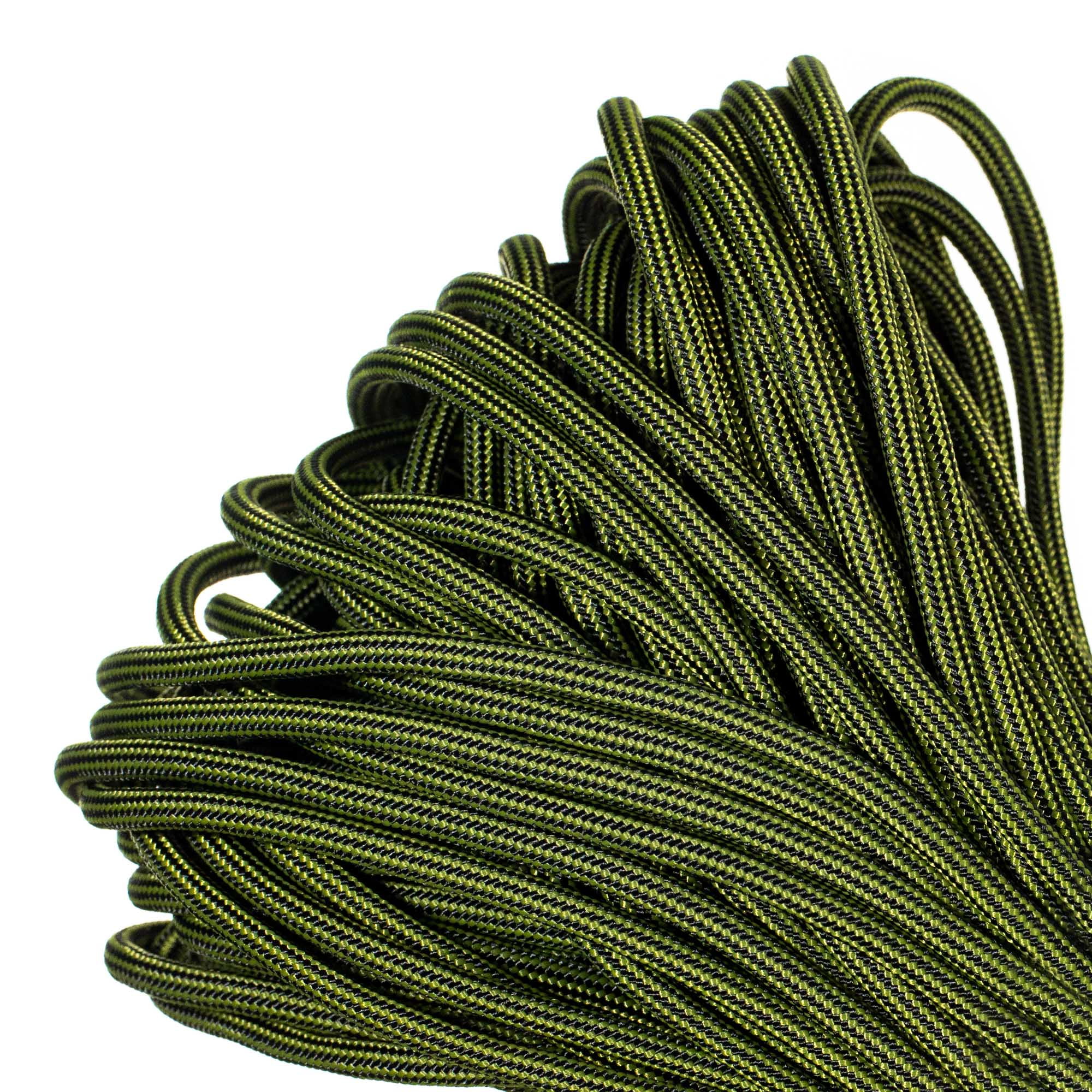 550 Paracord Olive Drab (OD) and Moss Camo Made in the USA Nylon