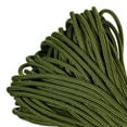 thumbnail image 1 of Paracord Planet Brand USA Made 550 lb Commercial Grade Type III Para Cord - Moss with Black Stripes 50 Feet, 1 of 1
