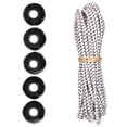 thumbnail image 1 of Paracord Planet Colored Bungee Cord and Ball Bungee Kits - 10 Feet of 1/8 Inch Shock Cord and 5 Ball Bungees - Make Custom Tie Downs for Camping, Event Tents, Canopies, and More, 1 of 6