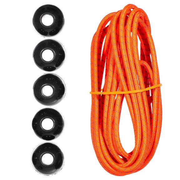 Paracord Planet Colored Bungee Cord and Ball Bungee Kits - 10 Feet of 1/8 Inch Shock Cord and 5 Ball Bungees - Make Custom Tie Downs for Camping, Event Tents, Canopies, and More