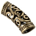 thumbnail image 1 of Paracord Planet Curved Viking Rune Bead - Ancient Runes and Symbols Inspired Metal Beads for DIY Jewelry and Crafting, 1 of 3