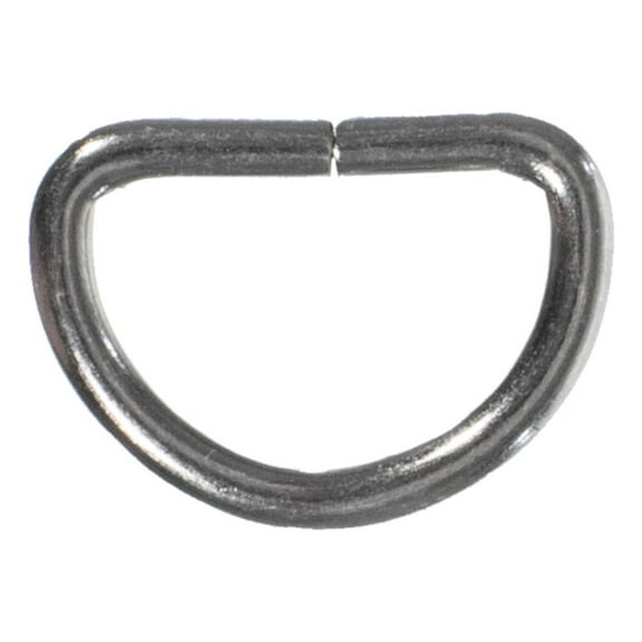 Paracord Planet D-Rings - Multiple Size Options - 1 Inch, 3/4 Inch, 1 1/4 Inch, 1/2 Inch - Choose From 5, 10, 25, 50, and 100 Piece Pack Sizes - Comes in Color Gunmetal