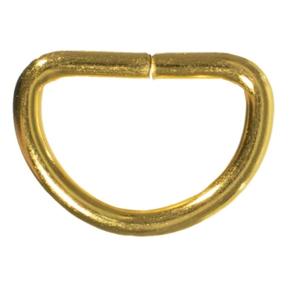 Paracord Planet D-Rings - Multiple Size Options - 1 Inch, 3/4 Inch, 1 1/4 Inch, 1/2 Inch - Choose From 5, 10, 25, 50, and 100 Piece Pack Sizes - Comes in Gold