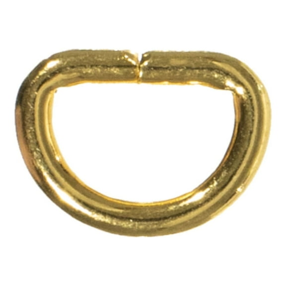 Paracord Planet D-Rings - Multiple Size Options - 1 Inch, 3/4 Inch, 1 1/4 Inch, 1/2 Inch - Choose From 5, 10, 25, 50, and 100 Piece Pack Sizes - Comes in Gold