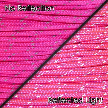 Paracord Planet Fluorescent Reflective 1.8mm Paracord – 95lb Test, Many Colors