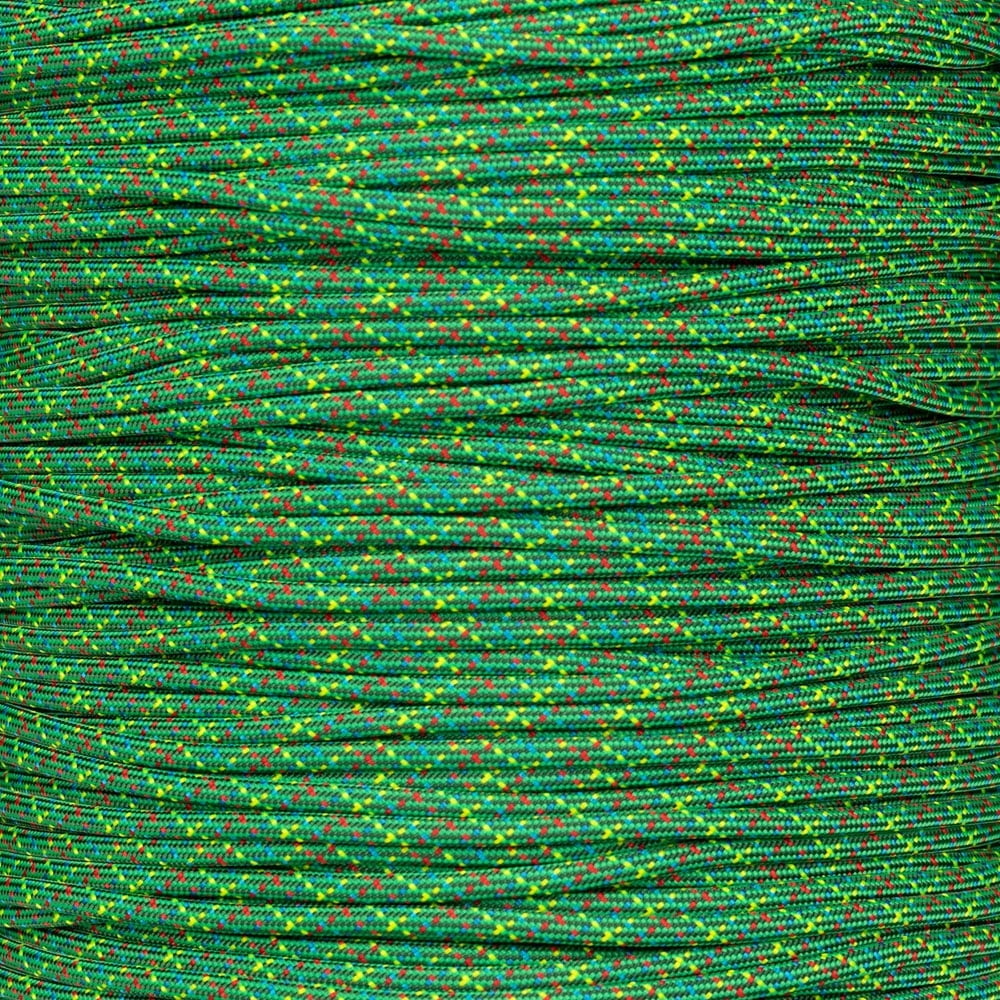 Paracord Planet Holiday Colors 550 Paracord – Great for DIY, Bracelets, and Lanyards – 15 Patterns to Choose From