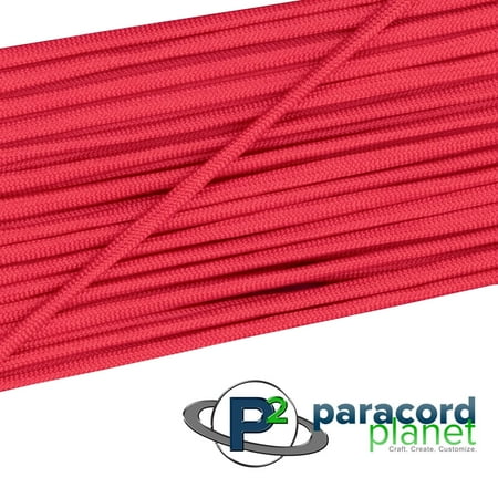 Paracord Planet - Imperial Red 550 Paracord : High-Quality Made in America Nylon Paracord Rope - 25' Hank