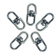 thumbnail image 1 of Paracord Planet Metal Cable Swivel Connector – Silver Finish – Multiple Packs – Indoor & Outdoor Activities, 1 of 3