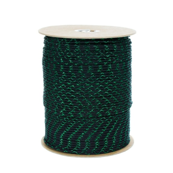 Paracord Planet Metallic 550 Paracord with Sparkle Tracers - Lengths of 10', 25', 50', and 100' - Add Some Shine to Your Next Paracord Project