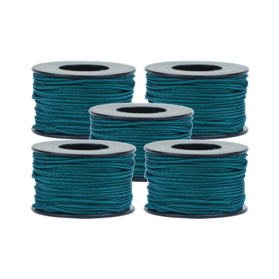 Paracord Planet Micro Cord - 125-Foot Spools Available in 46 Colors & 1, 2, or 5 Piece Packs - 1.18mm Diameter - 100 LB Minimum Break Strength - Multi-Purpose Paracord for Indoor & Outdoor Use