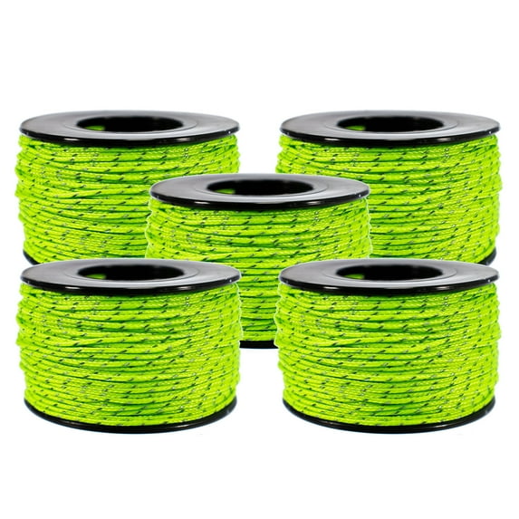 Paracord Planet Micro Cord - 125-Foot Spools Available in 46 Colors & 1, 2, or 5 Piece Packs - 1.18mm Diameter - 100 LB Minimum Break Strength - Multi-Purpose Paracord for Indoor & Outdoor Use