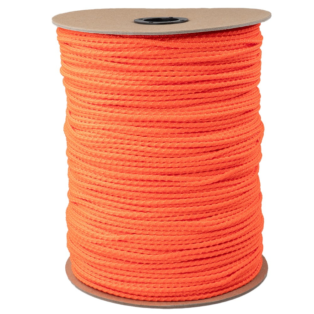 Paracord Planet, paracord 550, in tinta unita, per le applicazioni in ambienti interni ed esterni, disponibile in diverse lunghezze, Imperial Red, 1000 Feet