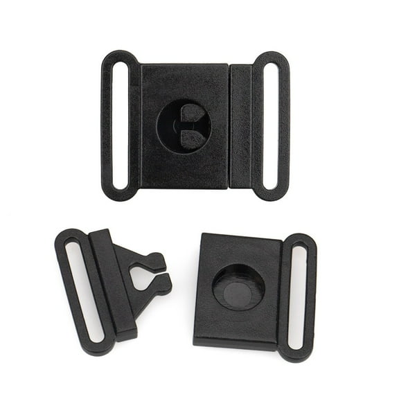 Paracord Planet Prong Release Buckles – Plastic Safety Breakaway Buckles for Neck Straps, Lanyards and More! (3/8", 10 Pack)