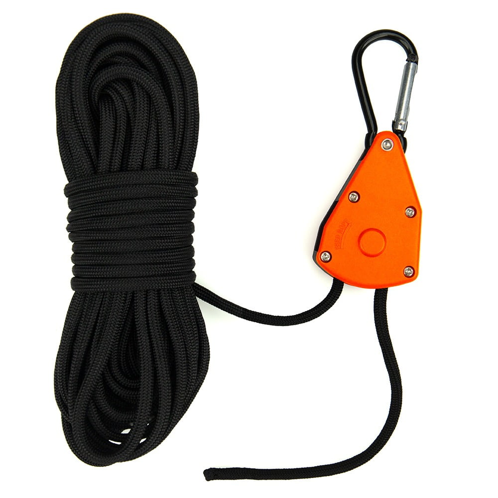 Paracord Ratcheting Pulley Bundle Carabiner, & Paracord