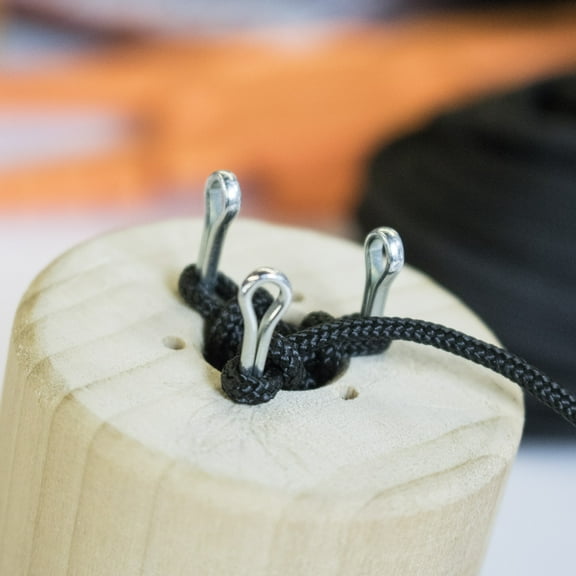 Paracord Planet Removable 4-Pin, 6-Pin, and 8-Pin Polar Wooden Double-Sided Paracord Knitting Spools – Create Consistent Paracord Weaves – Perfect for Micro, Nano, Type II and Type III Paracord