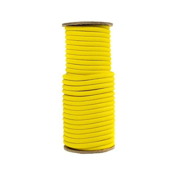 Paracord Planet Shock Cord Spools - 50 Ft Lengths of 1/4 Inch Bungee Cord - Multiple Colors and Pack Sizes