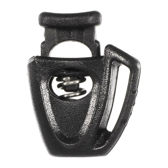 Paracord Planet Single Hole Cord Locks – Various Shapes and Pack Sizes – All Black Locks – Outdoor Activities