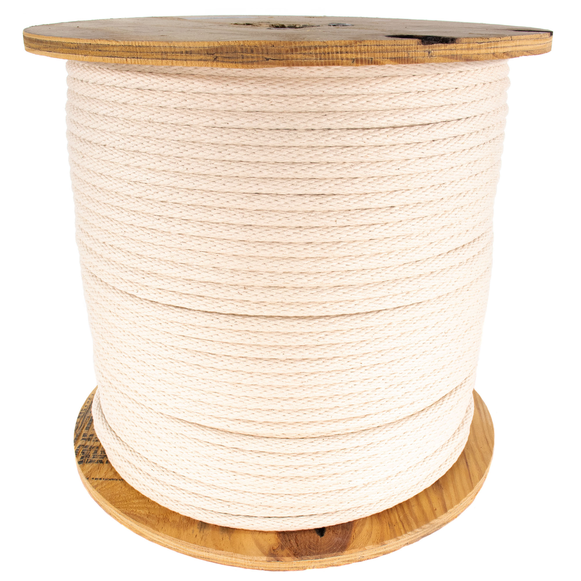 Paracord Planet Solid Braid Cotton Rope - 1/8, 3/16, 1/4, 3/8, & 1/2  Diameters - 10-1000 Foot Lengths - Cotton Weeping Cord