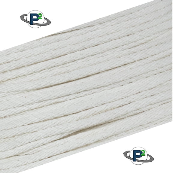 Paracord Planet Solid Braid Poly Cotton Rope - 1/2, 3/8, 1/4, 3/16, and 1/8 inch Sizes - Sash Cord Available in Various Colors