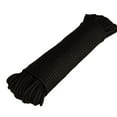 thumbnail image 1 of Paracord Planet Utility Cord – Diamond Braided Polypropylene Cord for Camping & Hiking – 5/32" x 100' (Black), 1 of 4