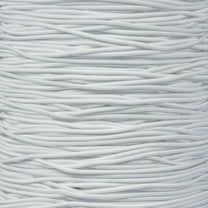 Paracord Planet White 1/16" Nylon Elastic Stretch String - 10-100 Foot Hanks