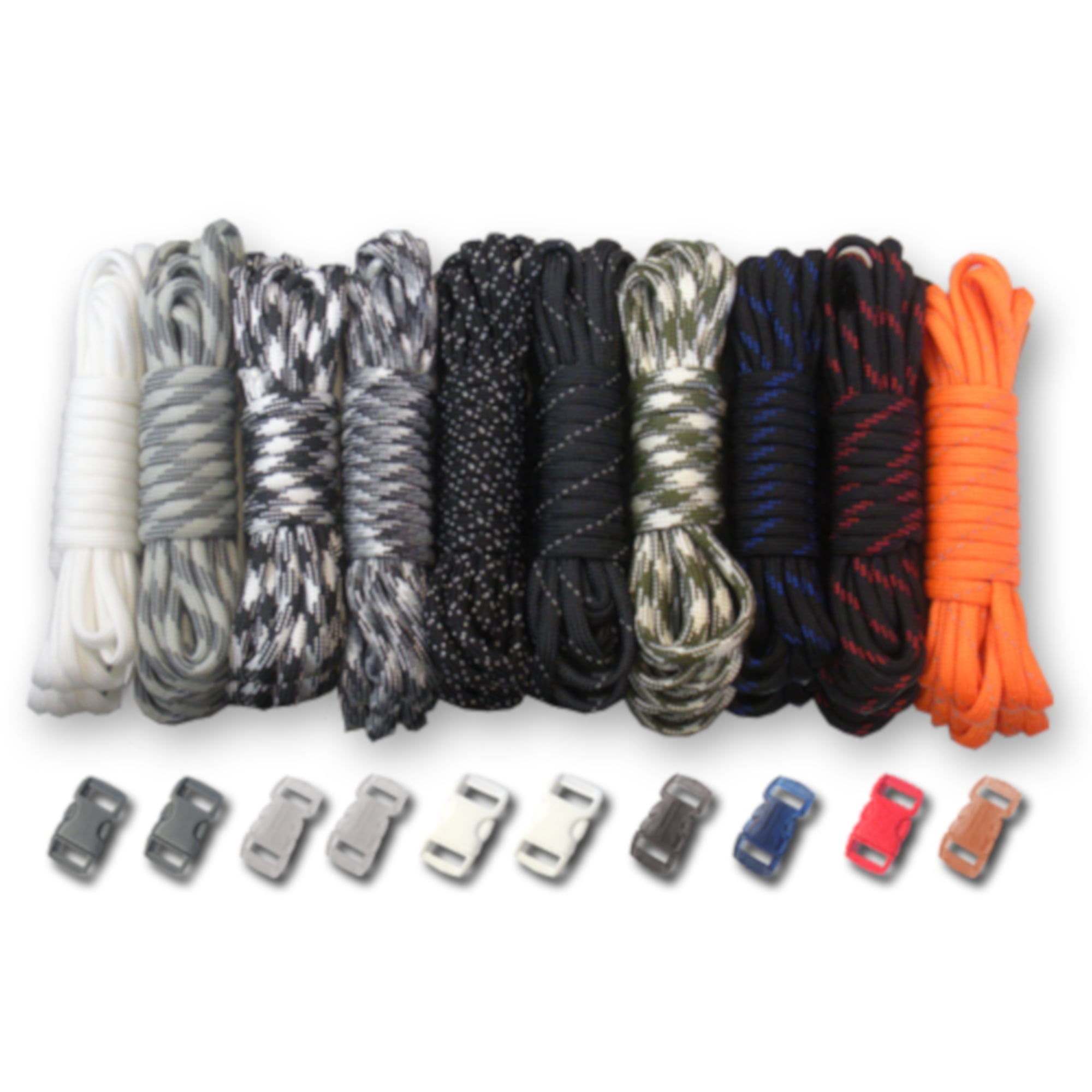 Paracord Planet's Bracelet Crafting Kits with Buckles
