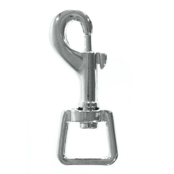 Paracord Swivel Snap Hook with Silver Finish – Choose from 5/8", 3/4", and 1" Size - Multiple Pack Sizes - Perfect For Paracord Keychain, Lanyard, Pet Leash, and More