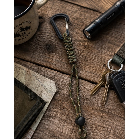 Paracord loop keychain
