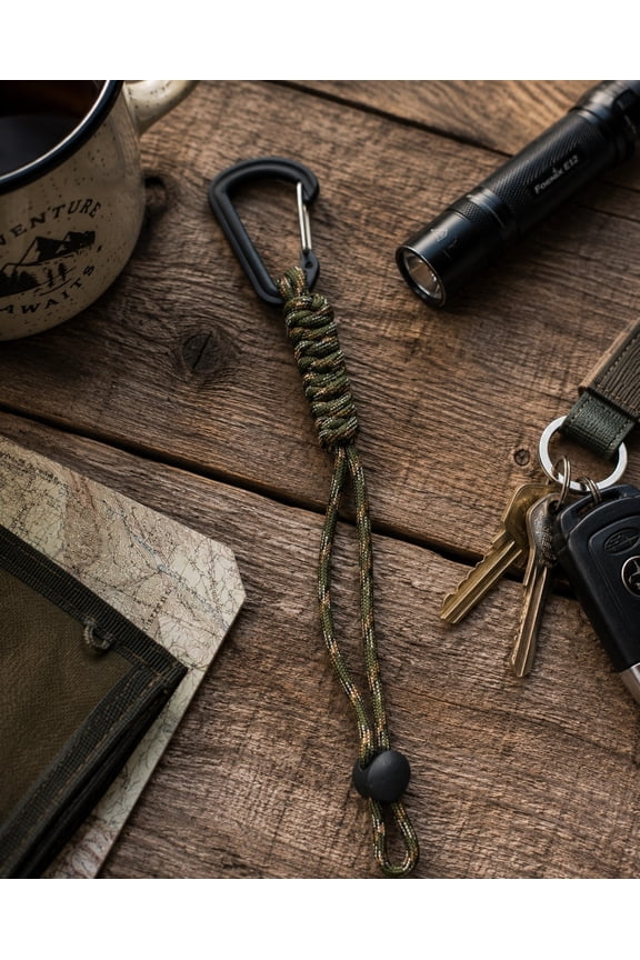 Paracord loop keychain