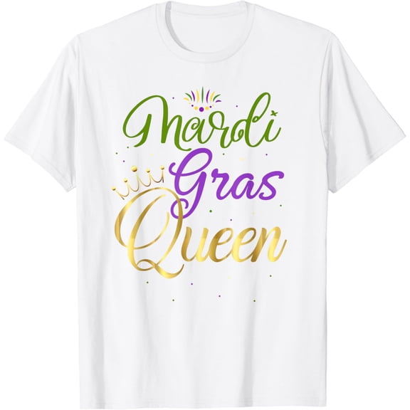 Parade Carnival Queen Costume Party Women Gift Mardi Gras T-Shirt