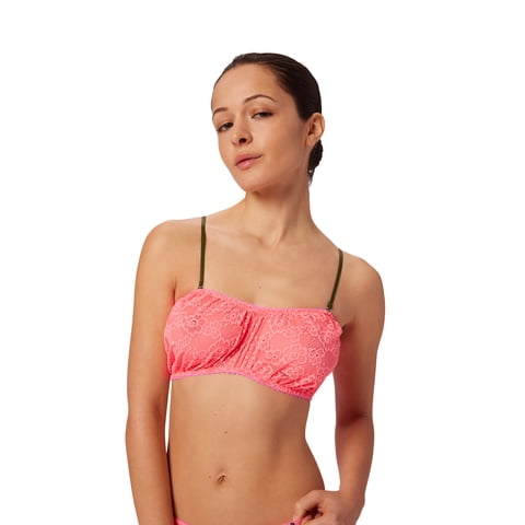 Lace Bandeau Bralette, Sizes XS to 3XL