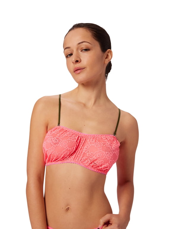 Lace Bandeau Bralette, Sizes XS to 3XL