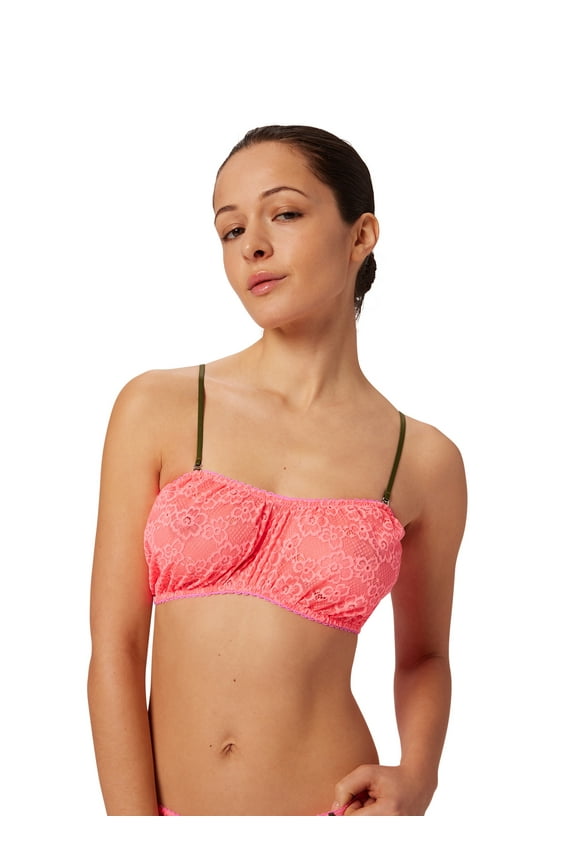 Lace Bandeau Bralette, Sizes XS to 3XL