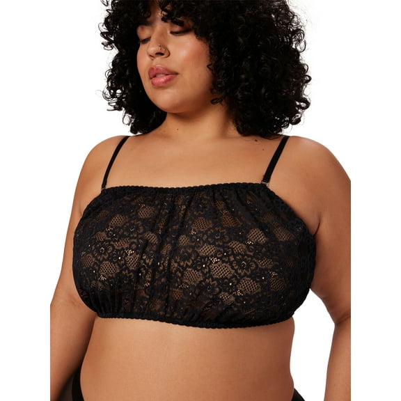 Parade Lace Bandeau Bralette, Sizes XS to 3XL