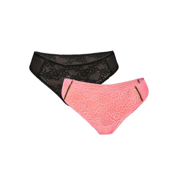 Parade Lace Thong Underwear, 2-Pack, Sizes XS to 3XL