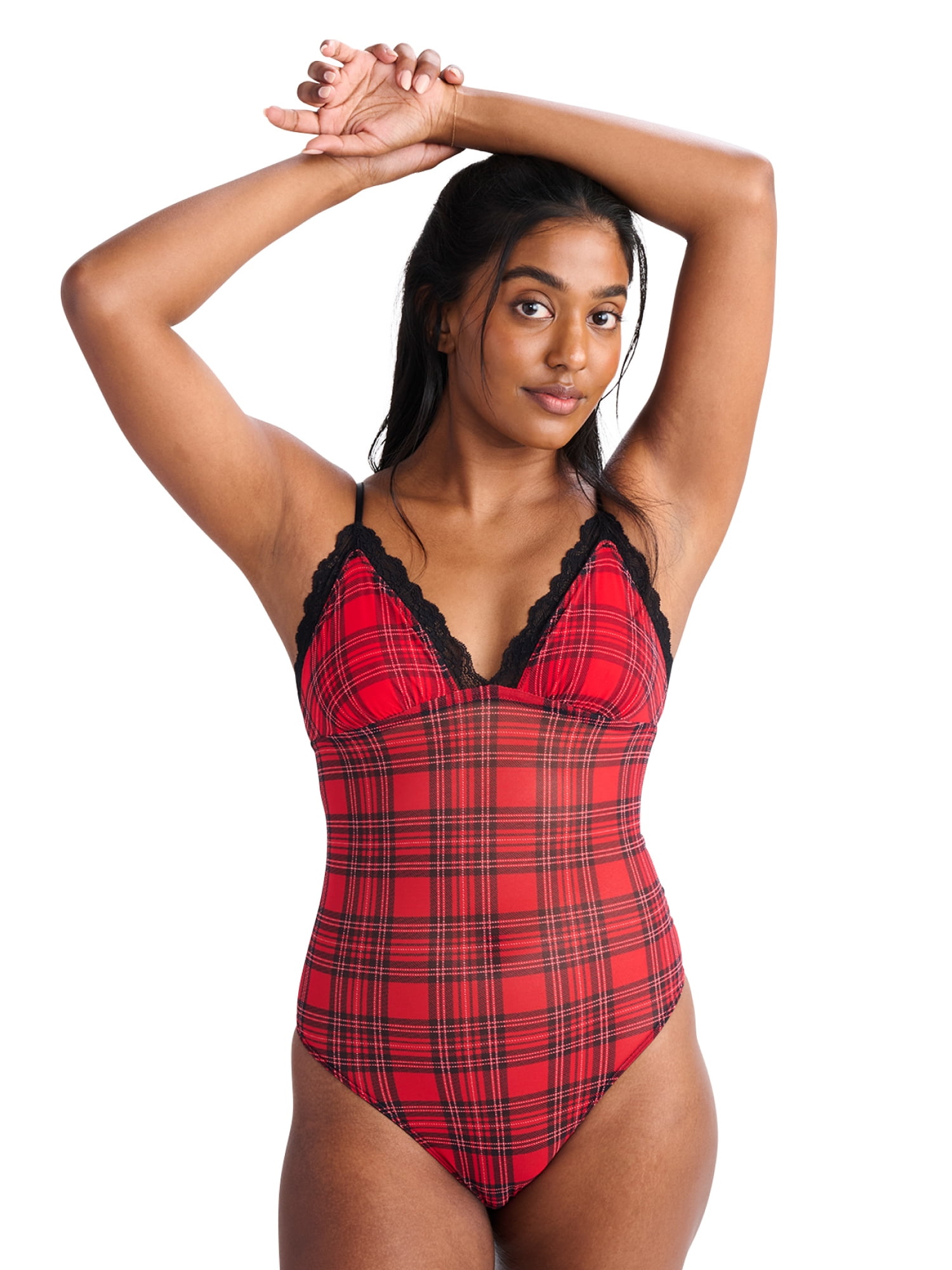 【0】　JERSEY BODY SUIT Second Skin Square Neck Tank Bodysuit