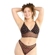 Parade Mesh Longline Bralette Set, Sizes XS to 3XL