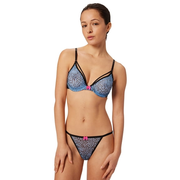 Parade Mesh Underwire Bra and Cheeky Set, Sizes XS to 3XL