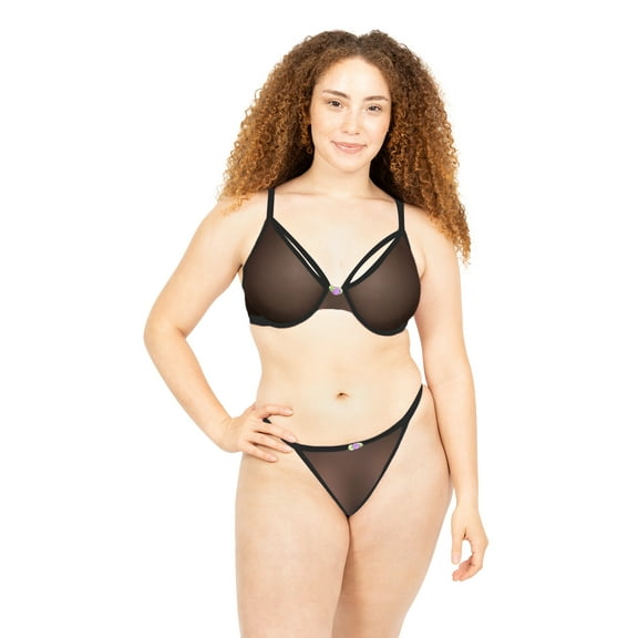 Parade Mesh Underwire Set, Sizes XS to 3XL
