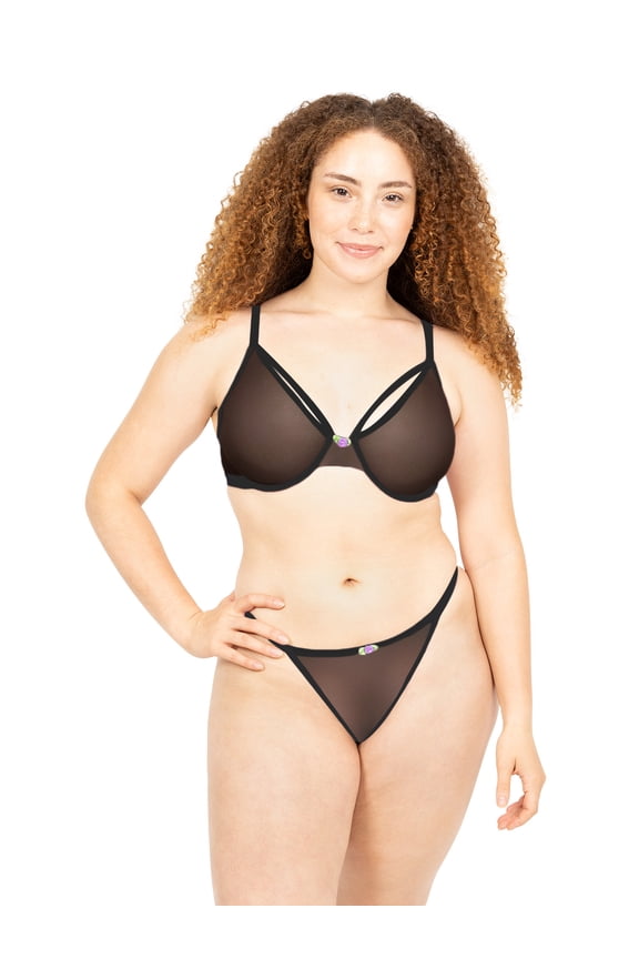 Mesh Underwire Set, Sizes XS to 3XL