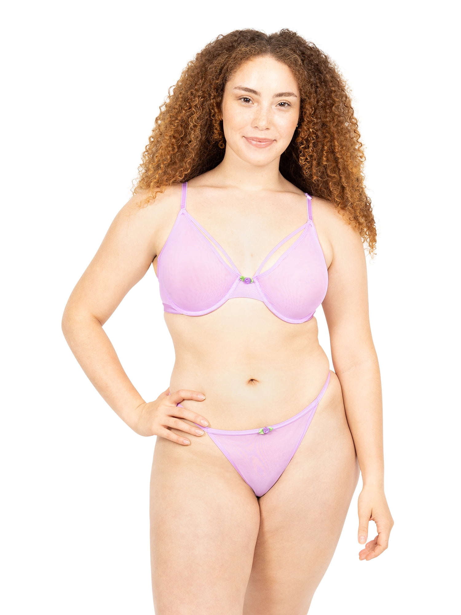 Parade Mesh Underwire Set, Sizes XS to 3XL
