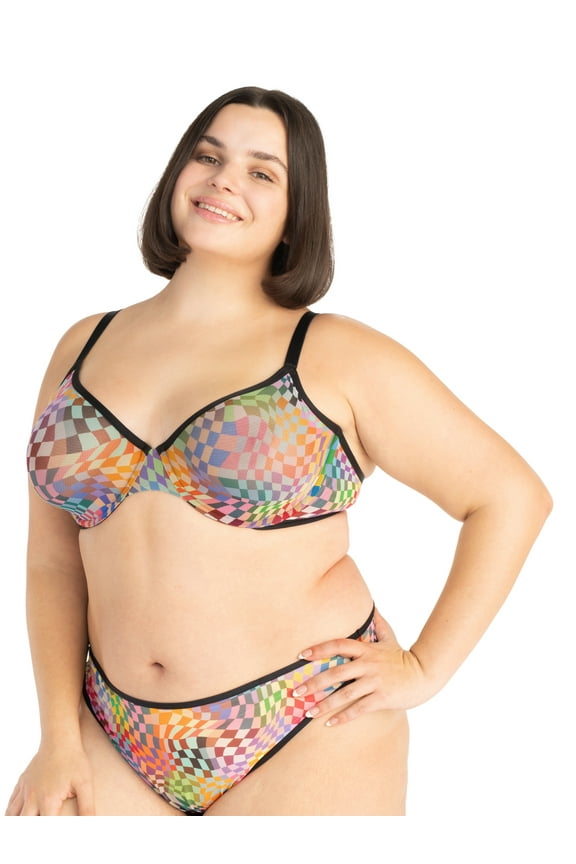 Mesh Underwire Set, Sizes XS to 3XL