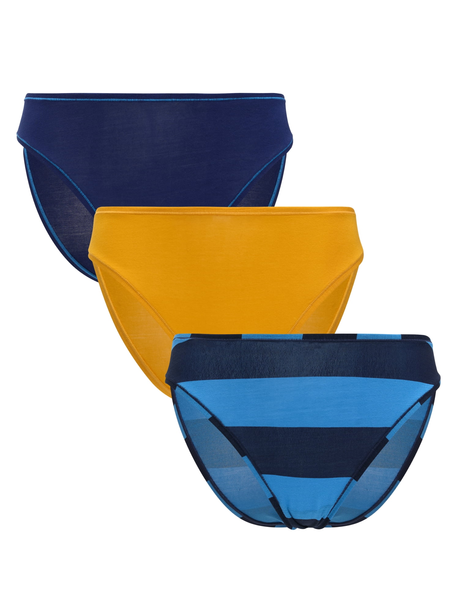 Parade Modal High Cut Cheeky Underwear, 3-Pack, Sizes XS to 3XL