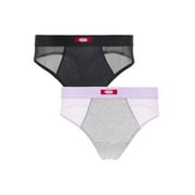 Parade Modal & Mesh Thong Underwear, 2-Pack, Sizes XS to 3XL