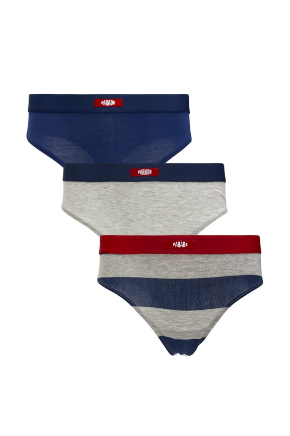 Modal Thong Underwear, 3-Pack, Sizes XS to 3XL