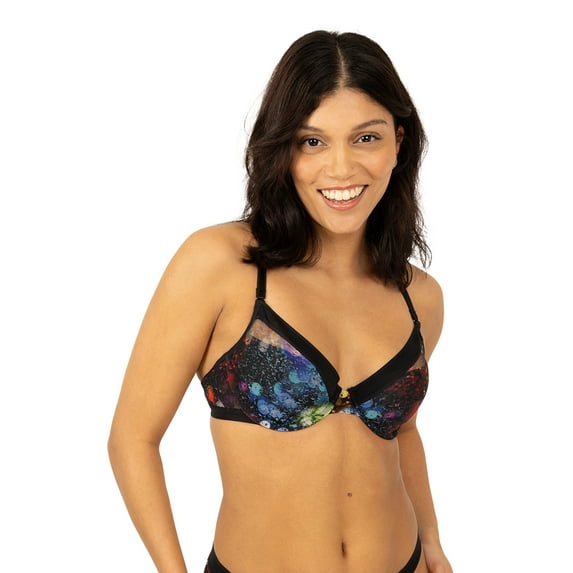 Parade Padded Mesh Demi Bra, Sizes XS to 3XL